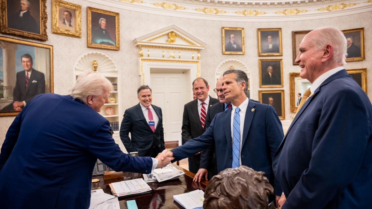 Congressman Meuser congratulates Pres. Trump on US Steel Deal