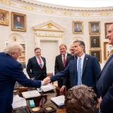 Congressman Meuser congratulates Pres. Trump on US Steel Deal