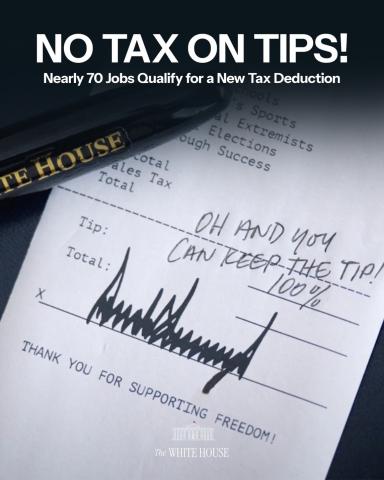 No Tax on Tips